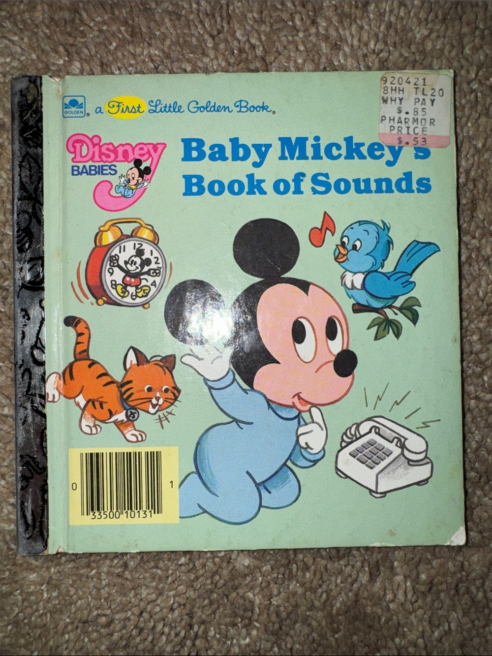 Baby Mickeys Book of Sounds Little Golden Book